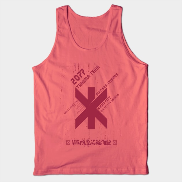 Cyberpunk Trauma Team Tank Top by TraviB